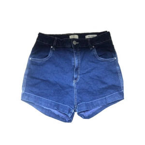 Cotton On High Rise Jean Shorts Cuffed Size 8
